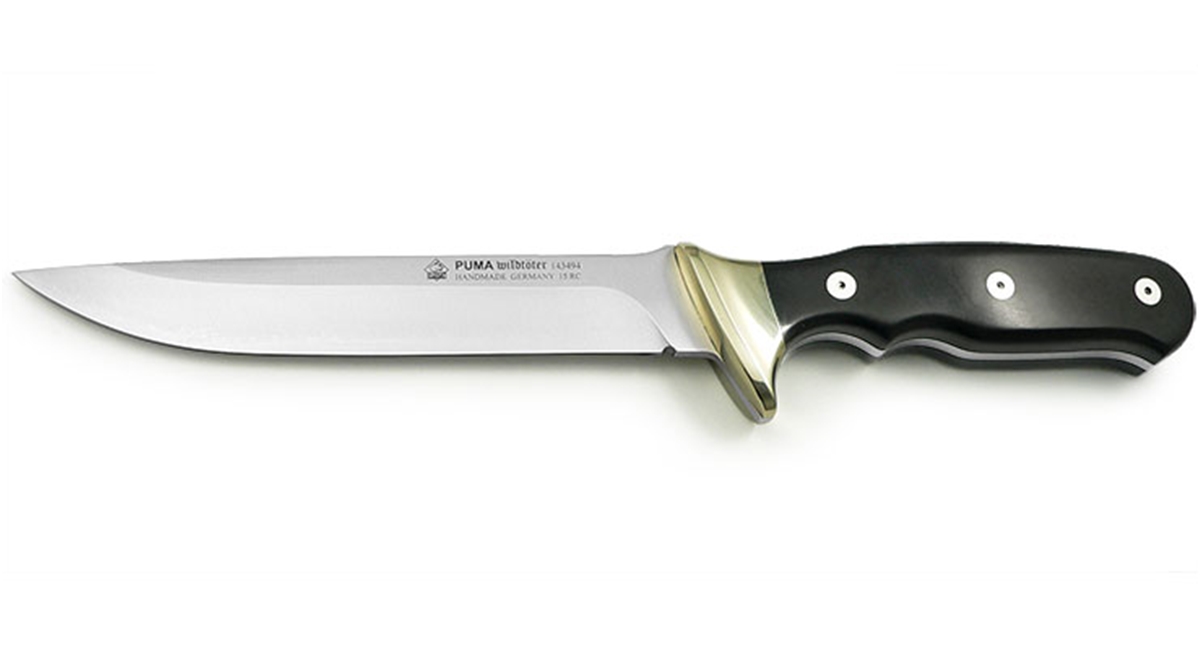 Puma Wildtoter Pakkawood German Hunting Knife with Leather Sheath - Special Order Please Allow 24 + Weeks for Delivery