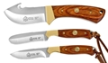 Puma SGB Trophycare Knife Set Pakkawood with Leather Sheath