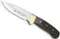 Puma SGB Clearcut Black G10 Hunting Knife with Leather Sheath