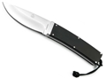 Puma TEC Black G10 Belt Knife with Fork and Leather Sheath - Special Order Please Allow 24+ Weeks for Delivery