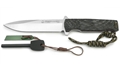 Puma IP Chispero Micarta Spanish Made Hunting Knife with Fire Starter and Leather Sheath