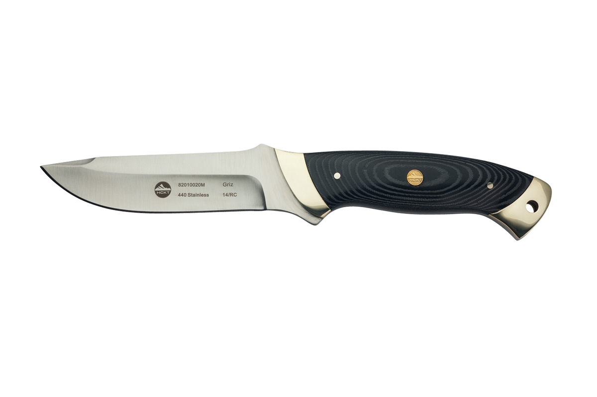 High Country Knife &amp; Tool Griz Micarta Hunting Knife with Ballistic Nylon Sheath