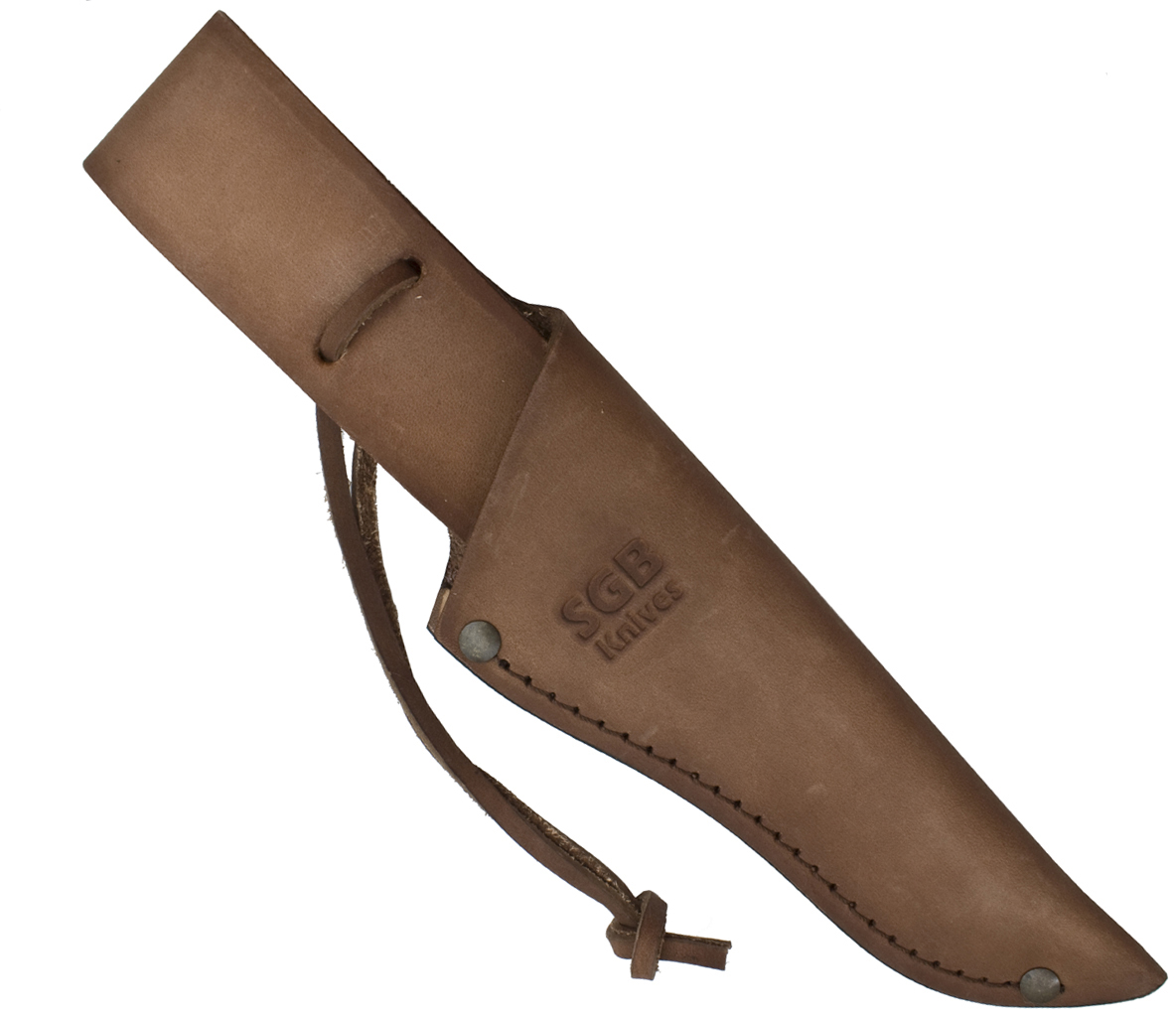 Replacement Puma SGB Hunter&#39;s Friend Brown Leather Sheath with Tether