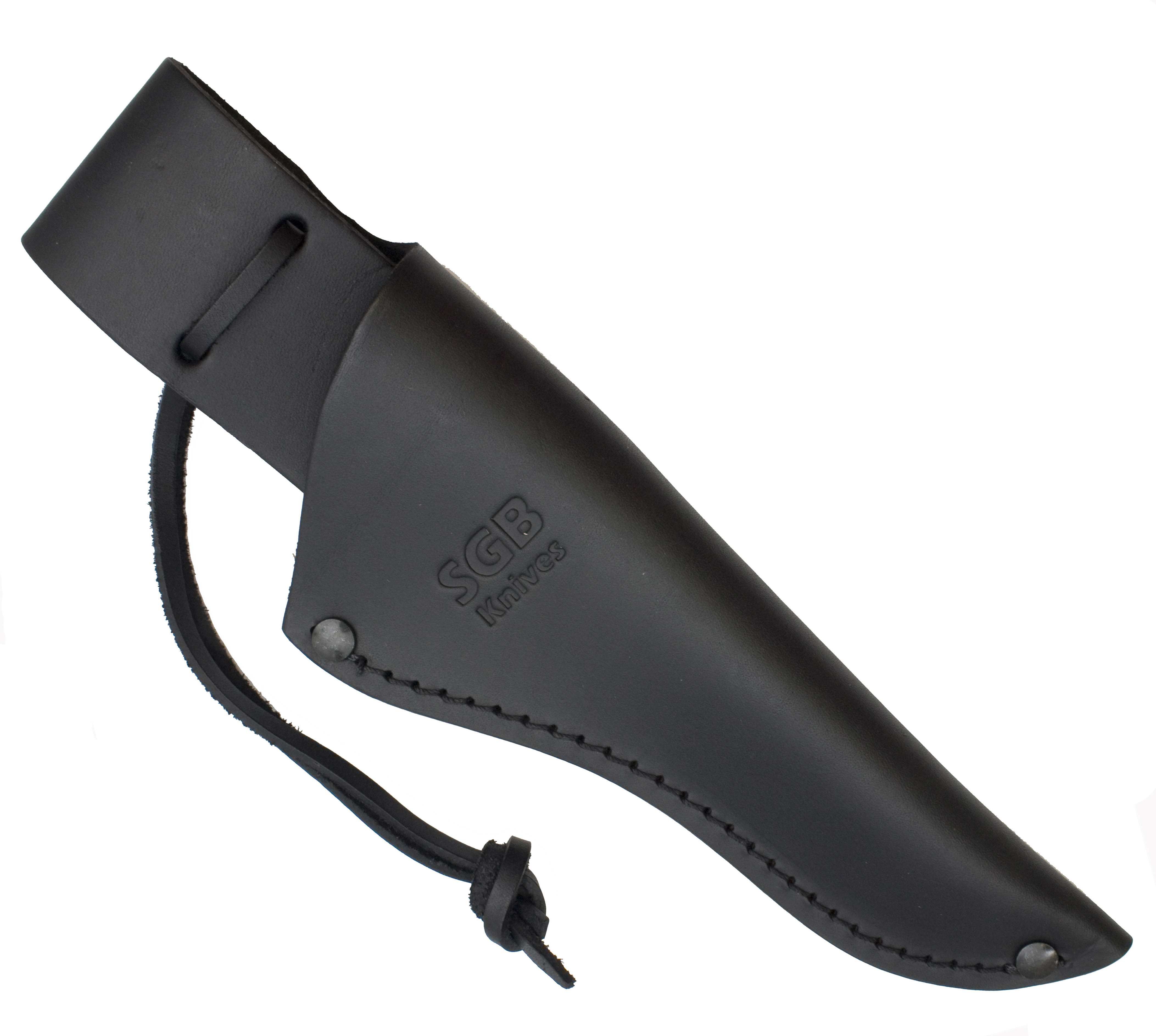 Replacement Puma SGB Black Leather Sheath with Tether