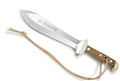 Puma Waidblatt Walnut Wood German Made Hunting Knife with Leather Sheath - Special Order Please Allow 24+ Weeks for Delivery