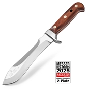 Puma Automesser Plumwood without Sawtooth German Made Hunting Knife with Leather Sheath