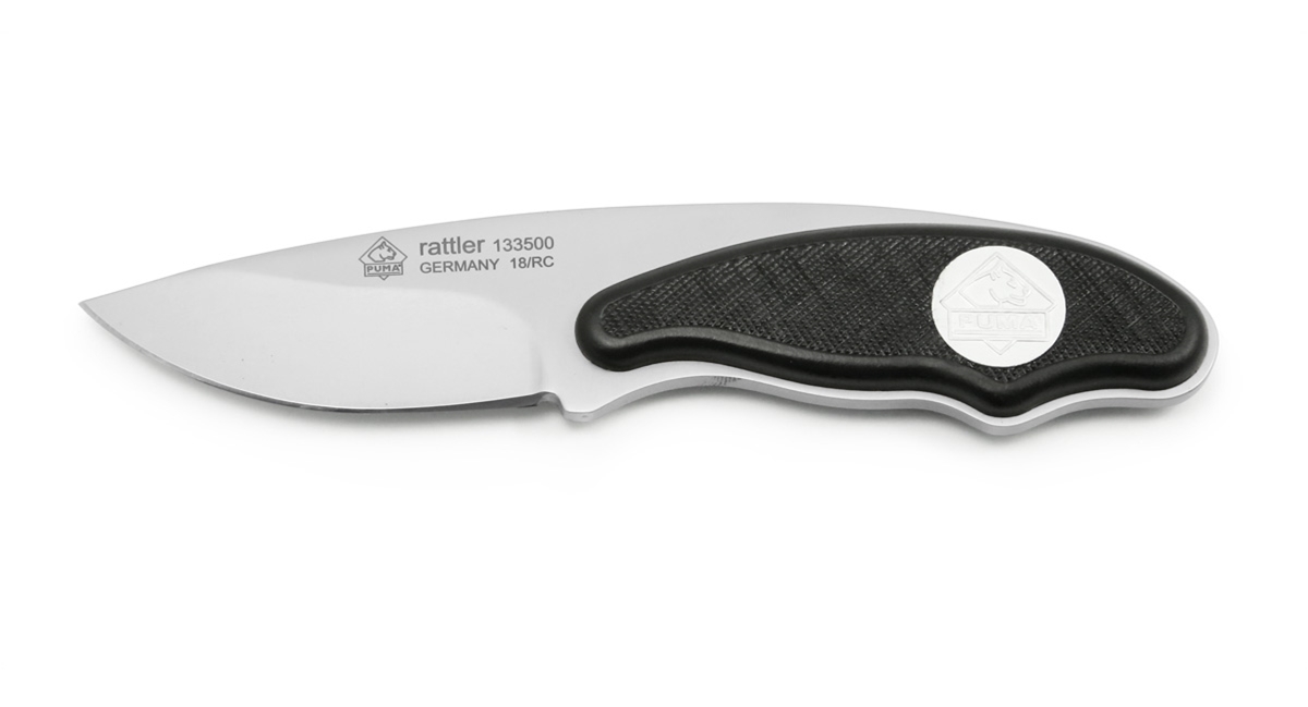 Puma Rattler German Made Knife with Leather Sheath