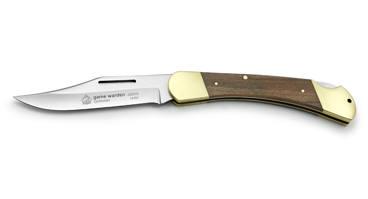 Puma Game Warden Plumwood German Made Folding Pocket Knife