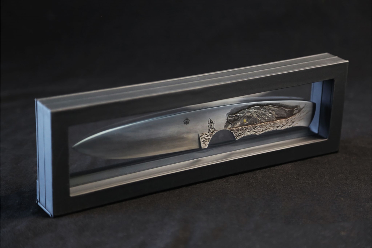 Puma Knives German Made Annual Year Knife 2024 with Display Case and Leather Sheath (Limited 25 Pieces World Wide)