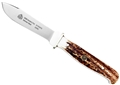Puma SGB Hunter's Pal Staghorn Hunting Knife with Leather Sheath