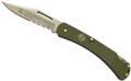 Puma SGB Bear Featherweight OD Green G10 Folding Pocket Knife with Serrated Blade