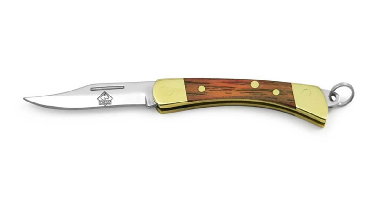Puma Mini Game Warden (Miniature Knife) Wood German Made Folding Hunting Knife