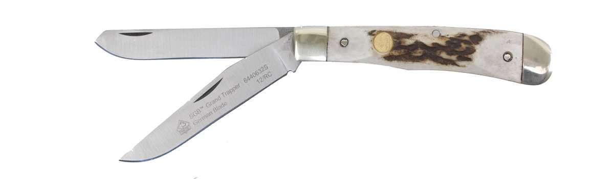 Puma SGB Grand Trapper Stag Folding Pocket Knife