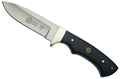 Puma SGB Coyote Black G10 Fixed Blade Hunting Knife with Leather Sheath