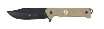 PUMA SGB Bigcat 10 Clip Point Tactical Knife Tan with Kydex Sheath