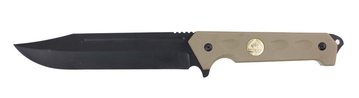 Puma SGB Bigcat 12 Clip Point Tactical Knife Tan with Kydex Sheath