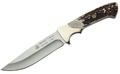 Puma SGB Halfmoon Stag Hunting Knife with Leather Sheath