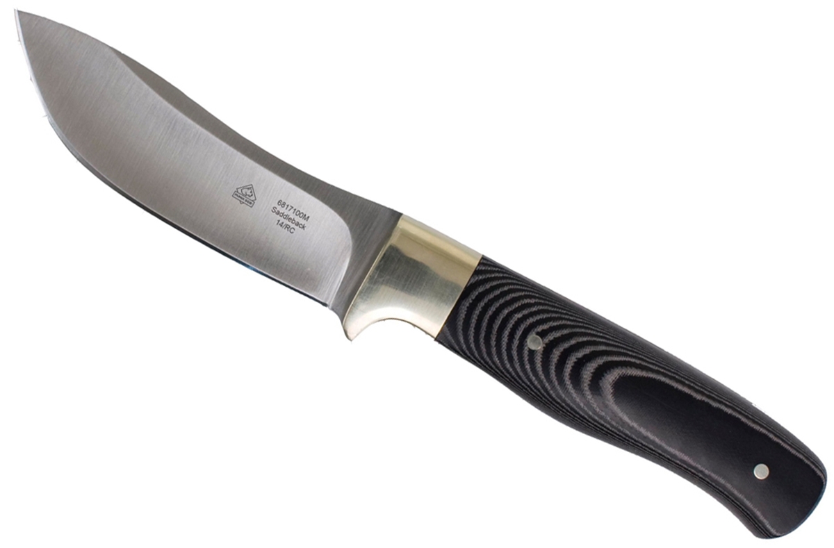 PUMA SGB Saddleback Micarta Hunting Knife with Nylon Sheath