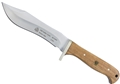 Puma SGB Buffalo Hunter Olive Wood Hunting Knife with Leather Sheath - Free Puma SGB Gentleman Wood with Purchase