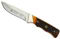 Puma SGB Badlands Brown Jigged Bone Hunting Knife with Leather Sheath