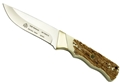 PUMA SGB Badlands Delrin Stag Hunting Knife with Leather Sheath
