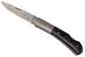 Puma TEC Pocket Knife Pakkawood Scales with Damascus Steel Blade