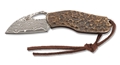 Puma TEC Mini Damascus One-Hand Knife (Miniature Knife) Folding Pocket Knife