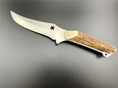 Puma Skinner II Staghorn German Made Hunting Knife with Leather Sheath (Rarities)