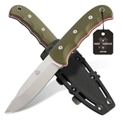 PUMA TEC Hunt to Survive D2 OD Green G10 with Kydex Sheath