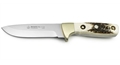 Puma IP Damwild Stag Handle Spanish Made Hunting Knife With Leather Sheath