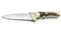 Puma IP Steel Hunter Stag II Handle Spanish Made Hunting Knife With Leather Sheath