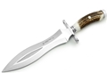 Puma IP Catcher II Stag (Double Edge Blade) Spanish Made Hunting Knife with Leather Sheath