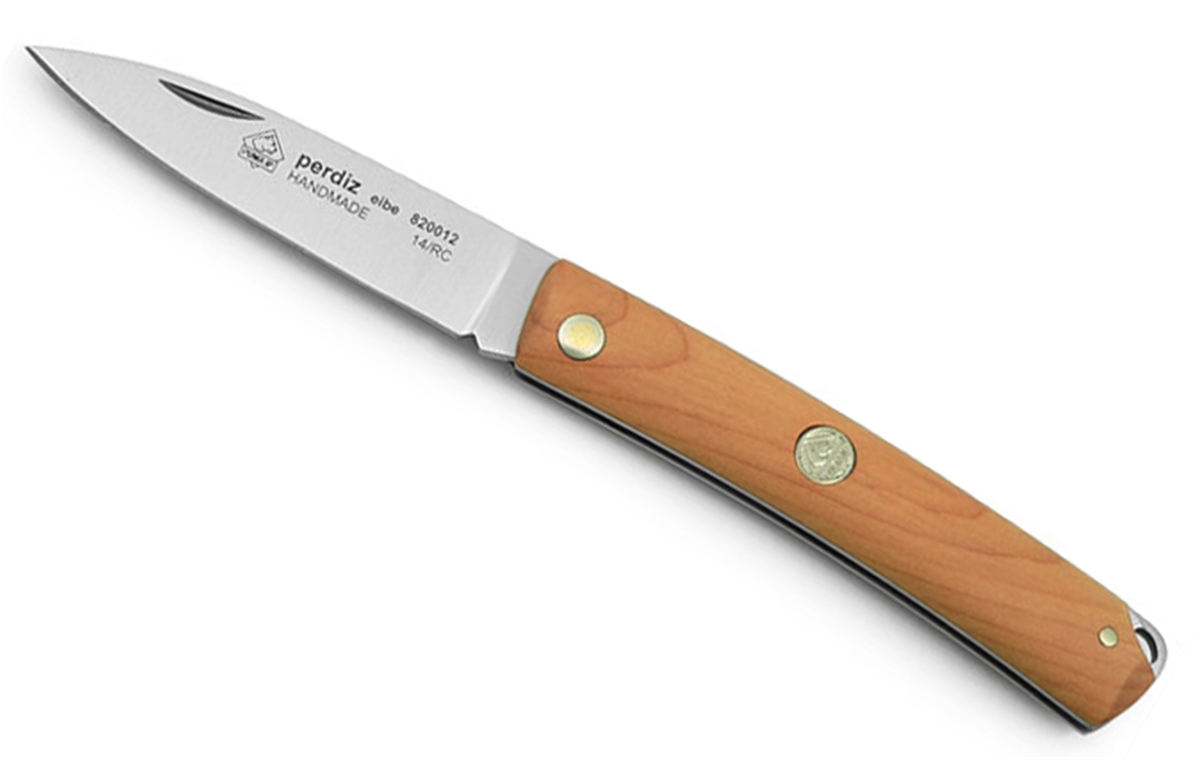 Puma IP Perdiz Eibe Yew Wood Spanish Made Folding Pocket Knife - Special Order Please Allow 12 - 18 Weeks for Delivery 