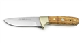 Puma IP Rehwild Olive Wood Handle Spanish Made Hunting Knife With Leather Sheath