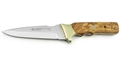 Puma IP Steel II Olive Wood Handle Spanish Made Hunting Knife With Leather Sheath