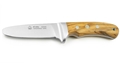 Puma IP El Nino Integral Olive Wood Hunting Knife with Leather Sheath (Youth Knife)