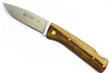 Puma IP Companion Pistachio Wood Spanish Made Hunting Pocket Knife with Leather Pouch