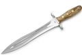 Puma IP Catcher Olive Wood (Double Edged Blade) Spanish Made Hunting Knife with Leather Sheath