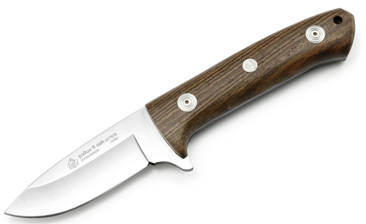 Puma IP Pollux II Bocote Wood Spanish Made Hunting Knife with Leather Sheath