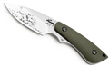 Puma IP Red Deer Green G10 Spanish Made Hunting Knife with Leather Sheath