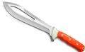Puma IP Rudemann Orange Micarta Hunting Knife with Leather Sheath - Special Order Please Allow 12 - 18 Weeks for Delivery