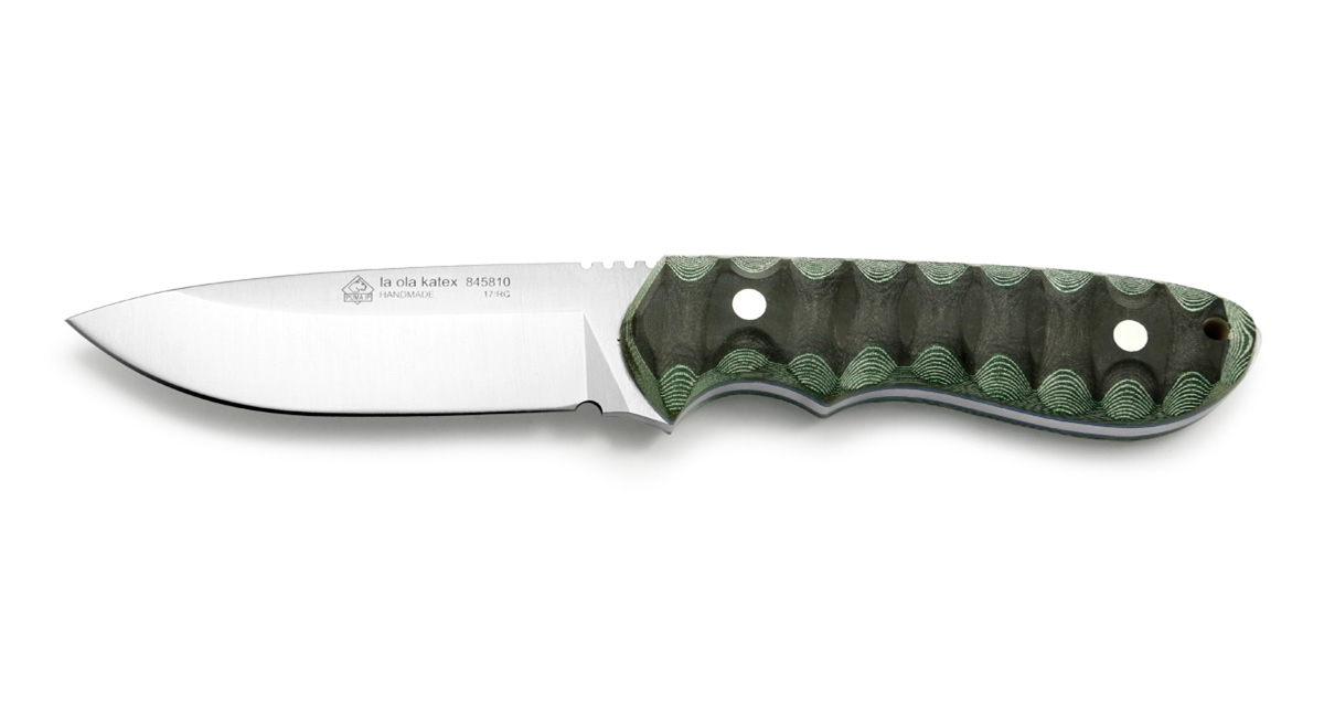 Puma IP La Ola Katex Handle Spanish Made Hunting Knife with Leather Sheath