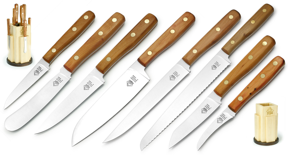 Puma Kitchen Block With 8 German Made Kitchen Knives - Special