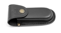 Puma German Black Leather Belt Pouch / Sheath for Folding Knives (5" Folder)