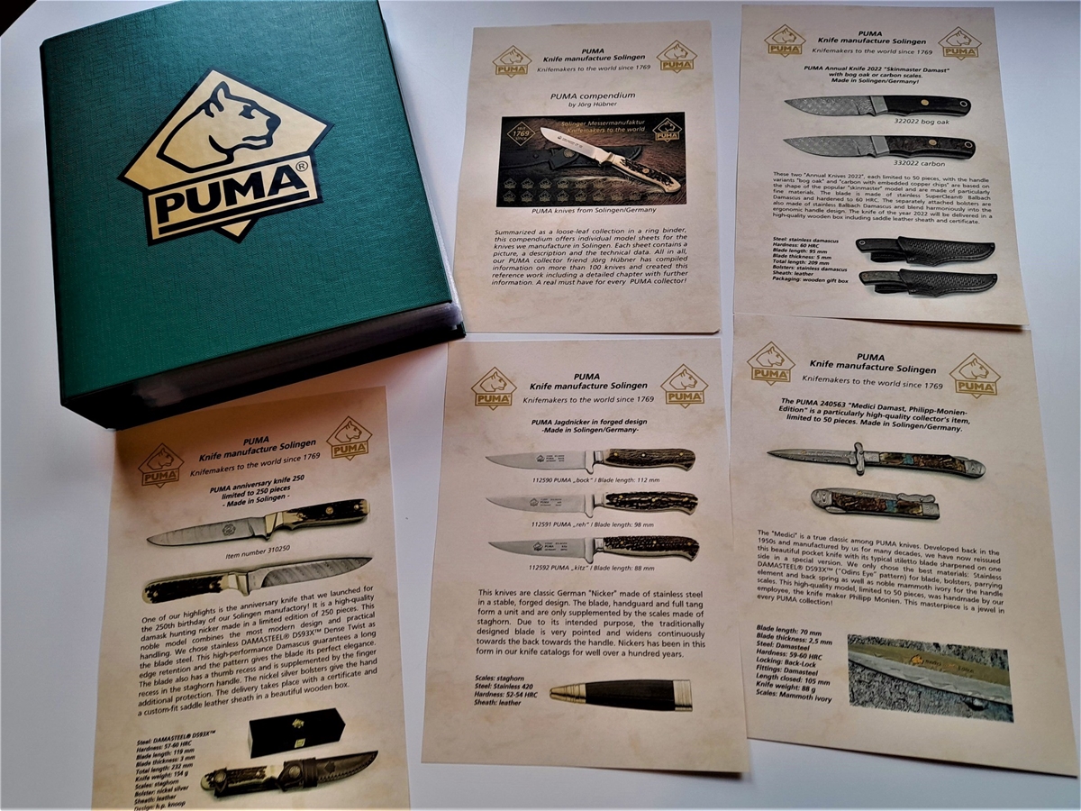 Puma Knives Compendium (English Version) - Special Order Please Allow 24+ Weeks for Delivery