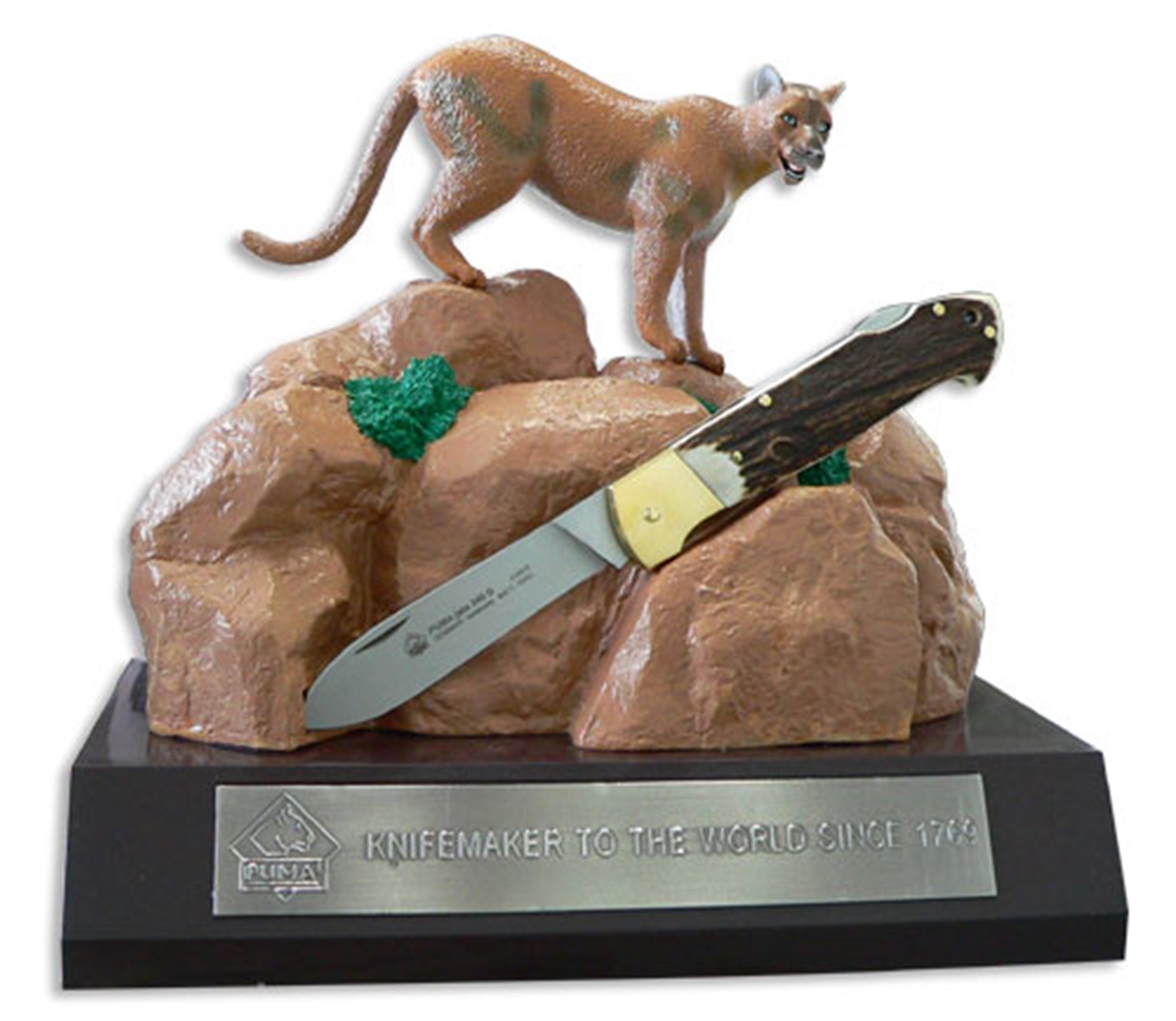 Puma Statue Knife Display - Special Order Please Allow 12 - 18 Weeks for Delivery