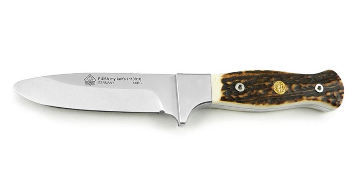Puma Youth My Knife Stag German Made with Leather Sheath