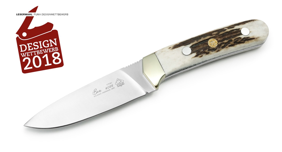 Puma Ben Stag German Made Hunting Knife with Leather Sheath - Pre-Order Available February 2023