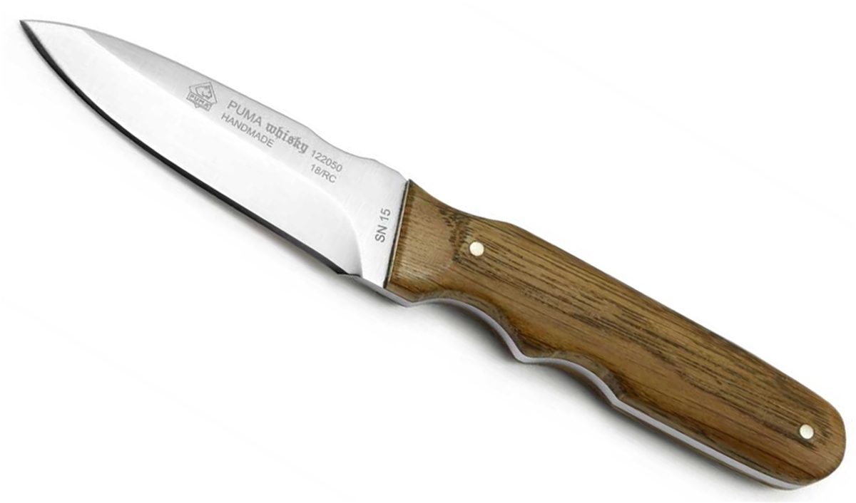 Puma Knives Whisky German Made Hunting Knife ~ Made from Whisky Staves from the MC RAVEN 