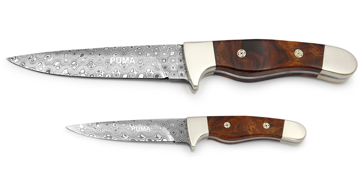 Puma Knife of The Year 2017, Desert Ironwood German Made Hunting Knife With Leather Sheath